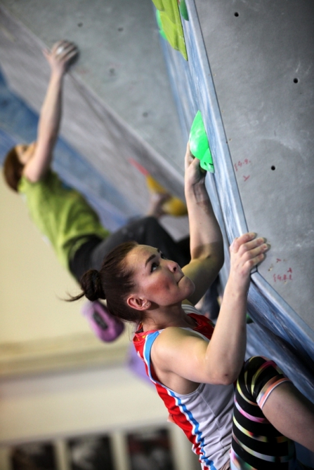 Интервью с участниками чемпионата России-2015 в боулдеринге (Скалолазание, красноярск, чемпионат россии, скалолазание, динара фахритдинова, янао, татьяна шемулинкина, самарская область, ирина кузьменко, красноярский край)