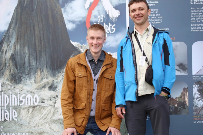 По следам Piolets d'Or. Александр Гуков и Алексей Лончинский (Альпинизм, события, горы, золотой ледоруб, экспедиции, награды, шамони, курмайор, крутые, восхождения 2014 года)