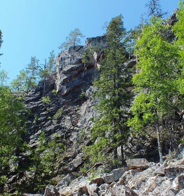 Скалы, г. Мал. Увал, хр. Бол. Сука. (Скалолазание)