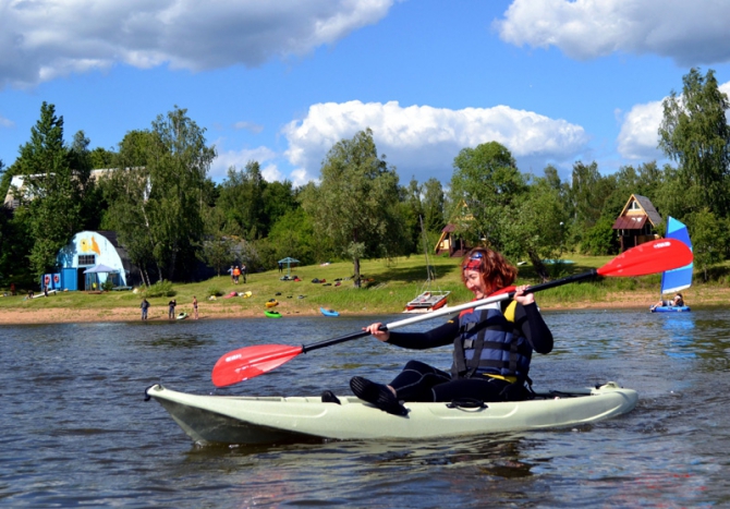Каякинг в Подмосковье на Истринском вдхр.