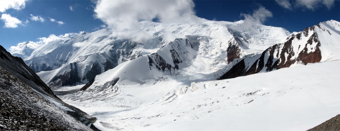 Лавины на льду (Альпинизм, восточный кызылсу, курумды, памир, маи)