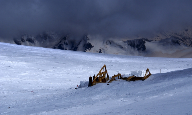 Приют EG5300, начало (Альпинизм, кавказ, лагерь, вершина, горы, альпинизм)