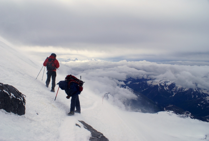 Приют EG5300, начало (Альпинизм, кавказ, лагерь, вершина, горы, альпинизм)