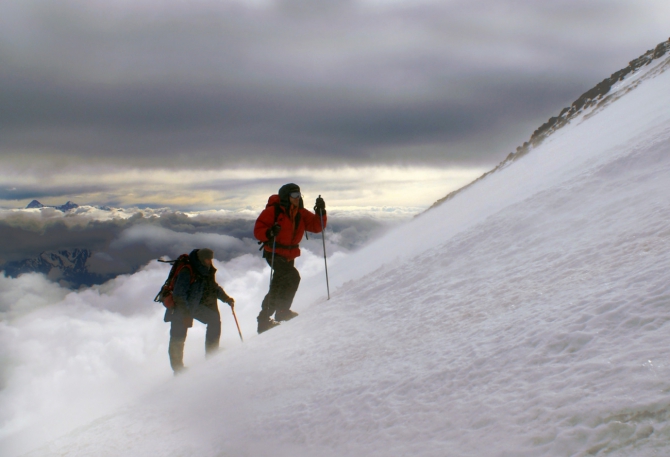 Приют EG5300, начало (Альпинизм, кавказ, лагерь, вершина, горы, альпинизм)
