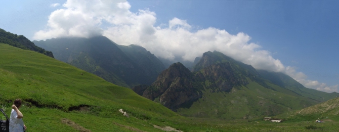 Выезд в Чегем в конце июля (парапланерный фотоотчет, Воздух)