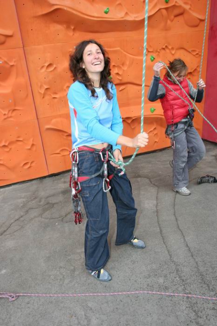 Новый скалодром под открытым небом! (Скалолазание, москва)