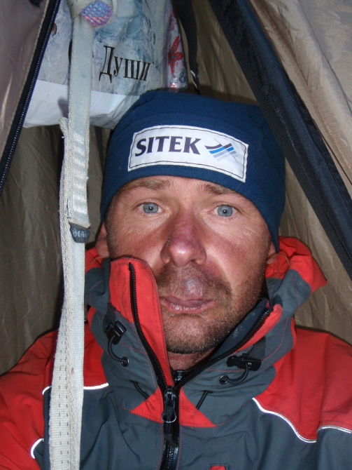 На пик А. Блока соло по новому пути. (Альпинизм, азия, максименя, первопроход)