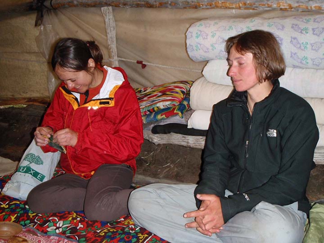 На пик А. Блока соло по новому пути. (Альпинизм, азия, максименя, первопроход)