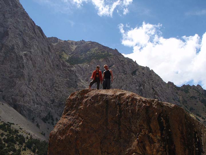 На пик А. Блока соло по новому пути. (Альпинизм, азия, максименя, первопроход)
