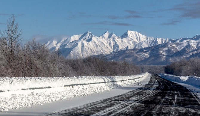 Через Камчатку на лыжах. Фотоальбом. (Туризм, камчатка, лыжный туризм, ключевская сопка, Кроноцкое озеро, Налычево, вулканы)
