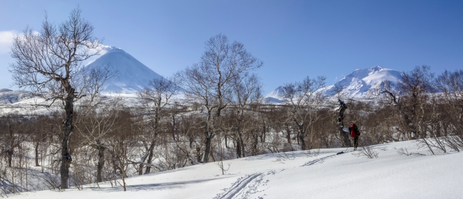 Через Камчатку на лыжах. Фотоальбом. (Туризм, камчатка, лыжный туризм, ключевская сопка, Кроноцкое озеро, Налычево, вулканы)