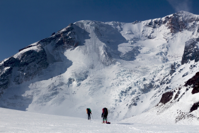 Через Камчатку на лыжах. Фотоальбом. (Туризм, камчатка, лыжный туризм, ключевская сопка, Кроноцкое озеро, Налычево, вулканы)