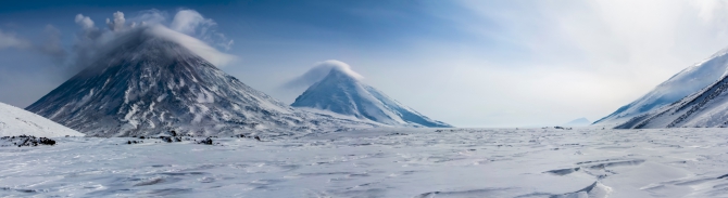 Через Камчатку на лыжах. Фотоальбом. (Туризм, камчатка, лыжный туризм, ключевская сопка, Кроноцкое озеро, Налычево, вулканы)