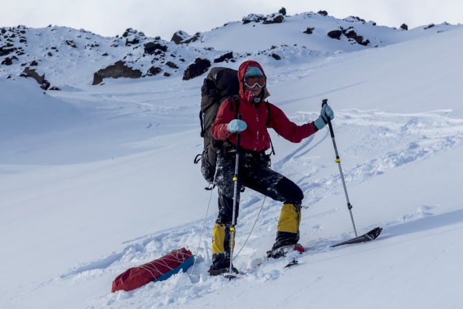 Через Камчатку на лыжах. Фотоальбом. (Туризм, камчатка, лыжный туризм, ключевская сопка, Кроноцкое озеро, Налычево, вулканы)