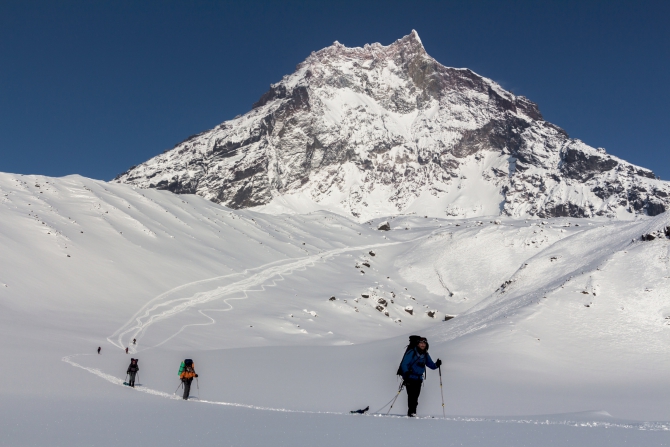 Через Камчатку на лыжах. Фотоальбом. (Туризм, камчатка, лыжный туризм, ключевская сопка, Кроноцкое озеро, Налычево, вулканы)