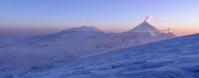Через Камчатку на лыжах. Фотоальбом. (Туризм, камчатка, лыжный туризм, ключевская сопка, Кроноцкое озеро, Налычево, вулканы)