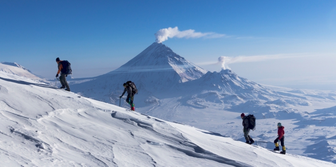 Через Камчатку на лыжах. Фотоальбом. (Туризм, камчатка, лыжный туризм, ключевская сопка, Кроноцкое озеро, Налычево, вулканы)