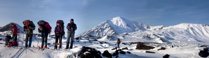 Через Камчатку на лыжах. Фотоальбом. (Туризм, камчатка, лыжный туризм, ключевская сопка, Кроноцкое озеро, Налычево, вулканы)