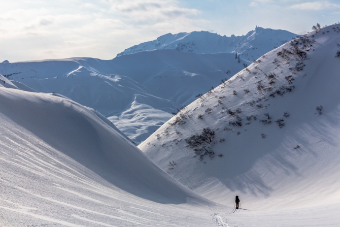Через Камчатку на лыжах. Фотоальбом. (Туризм, камчатка, лыжный туризм, ключевская сопка, Кроноцкое озеро, Налычево, вулканы)