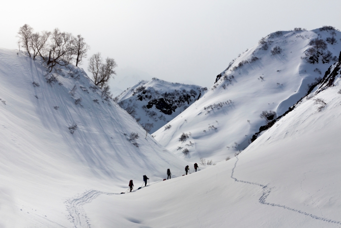 Через Камчатку на лыжах. Фотоальбом. (Туризм, камчатка, лыжный туризм, ключевская сопка, Кроноцкое озеро, Налычево, вулканы)