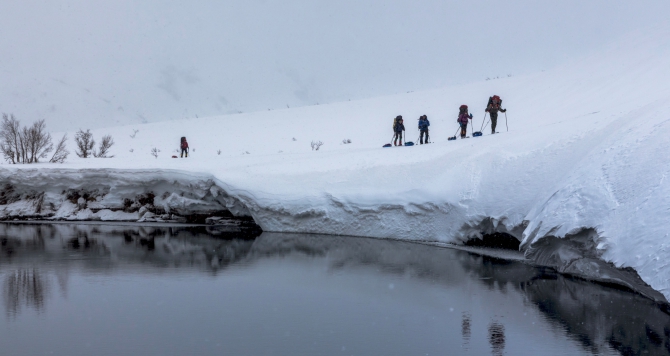Через Камчатку на лыжах. Фотоальбом. (Туризм, камчатка, лыжный туризм, ключевская сопка, Кроноцкое озеро, Налычево, вулканы)