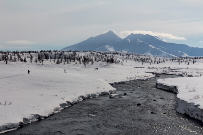 Через Камчатку на лыжах. Фотоальбом. (Туризм, камчатка, лыжный туризм, ключевская сопка, Кроноцкое озеро, Налычево, вулканы)