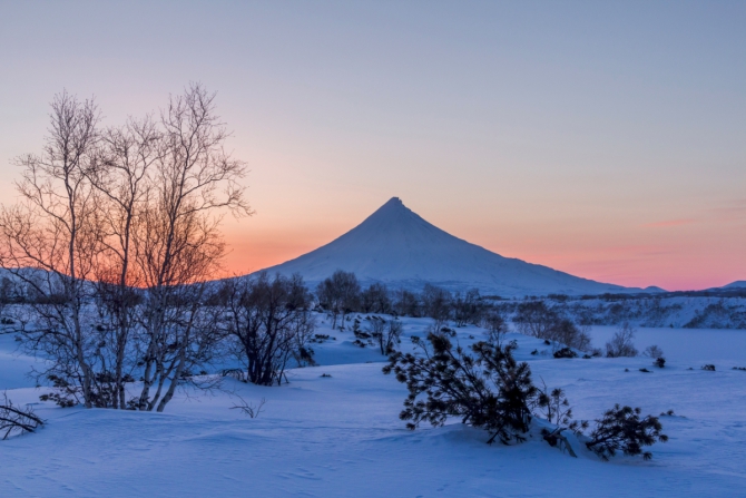 Через Камчатку на лыжах. Фотоальбом. (Туризм, камчатка, лыжный туризм, ключевская сопка, Кроноцкое озеро, Налычево, вулканы)