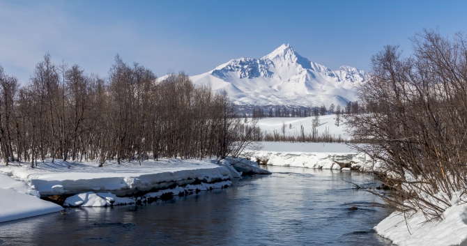 Через Камчатку на лыжах. Фотоальбом. (Туризм, камчатка, лыжный туризм, ключевская сопка, Кроноцкое озеро, Налычево, вулканы)
