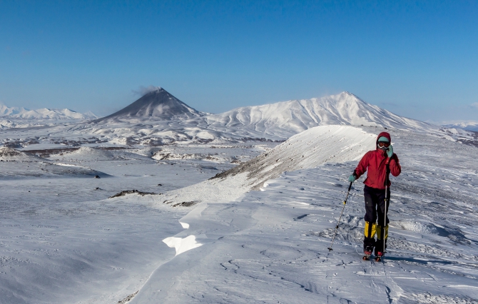 Через Камчатку на лыжах. Фотоальбом. (Туризм, камчатка, лыжный туризм, ключевская сопка, Кроноцкое озеро, Налычево, вулканы)