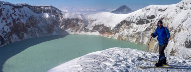 Через Камчатку на лыжах. Фотоальбом. (Туризм, камчатка, лыжный туризм, ключевская сопка, Кроноцкое озеро, Налычево, вулканы)