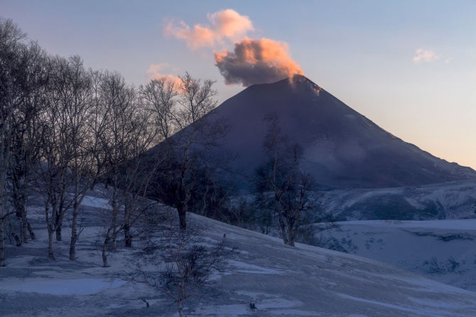 Через Камчатку на лыжах. Фотоальбом. (Туризм, камчатка, лыжный туризм, ключевская сопка, Кроноцкое озеро, Налычево, вулканы)