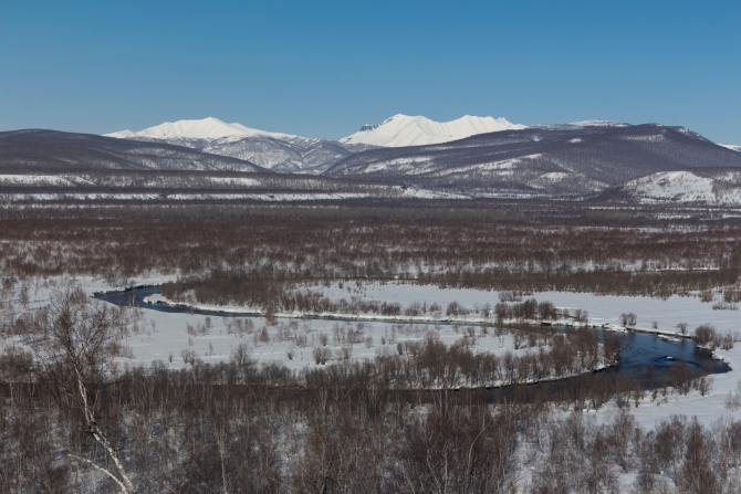 Через Камчатку на лыжах. Фотоальбом. (Туризм, камчатка, лыжный туризм, ключевская сопка, Кроноцкое озеро, Налычево, вулканы)