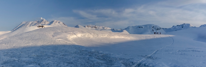 Через Камчатку на лыжах. Фотоальбом. (Туризм, камчатка, лыжный туризм, ключевская сопка, Кроноцкое озеро, Налычево, вулканы)
