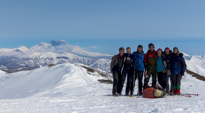 Через Камчатку на лыжах. Фотоальбом. (Туризм, камчатка, лыжный туризм, ключевская сопка, Кроноцкое озеро, Налычево, вулканы)