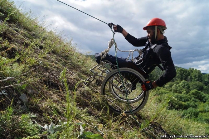Соревнования по спортивному туризму среди инвалидов - опорников
