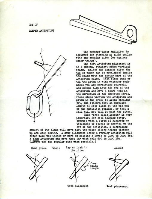 "Жумар" для трещин. Cam hook. (Альпинизм, кам хук, ито)