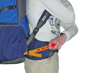 Регулировка лямок рюкзака (Горный туризм, настройка)