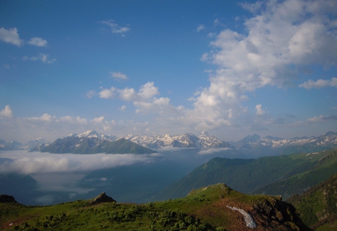 Архыз. Июнь 2015 в фотографиях. (Горный туризм)