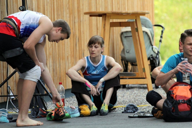 Мария Красавина: о победе в Австрии (Скалолазание, Гафленц, австрия, скорость, международный турнир, тюменская область, Станислав Лобзов, кубок мира, китай)