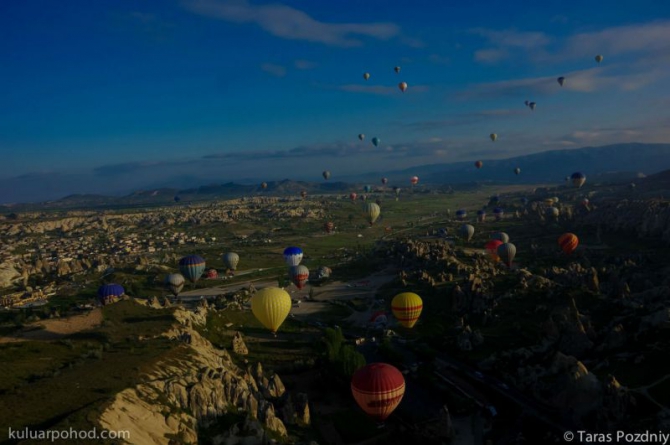 Каппадокия с высоты воздушного шара (Путешествия, поход по каппадокии, походы по турции, туры в каппадокию)
