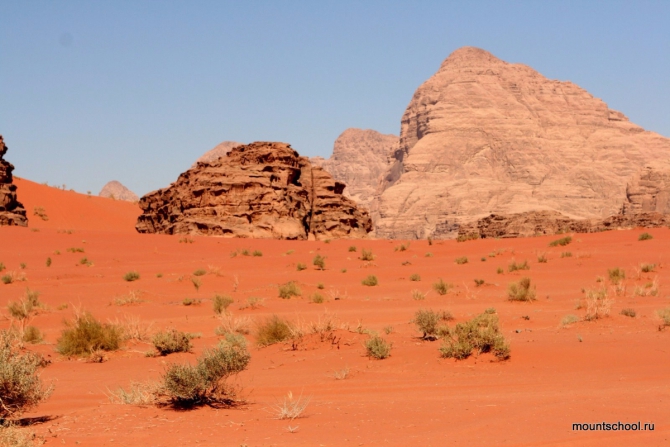 Альпинизм в Вади Рам (веденин, иордания)