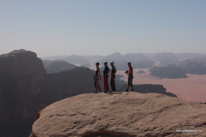 Альпинизм в Вади Рам (веденин, иордания)