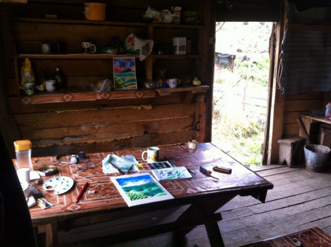 Шаукам (Горный туризм, виктор чайка, эльбрус, приэльбрусье, эльбрус с севера, северное приэльбрусье, менгир, менгиры, развалины, руины)