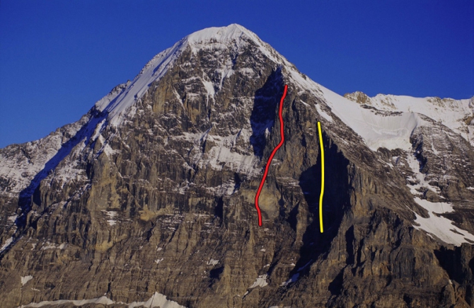 Саша ДиДжулиан и Карло Траверзи вылезли Magic Mushroom на северной стене Эйгера (Альпинизм)