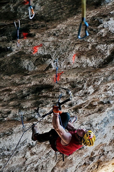 Бахчисарай. Турецкий грот готов к употреблению...почти, Ледолазание/drytoolling, petzl, драйтулинг, ледолазание)