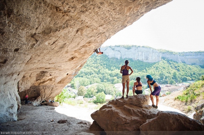 Бахчисарай. Турецкий грот готов к употреблению...почти, Ледолазание/drytoolling, petzl, драйтулинг, ледолазание)
