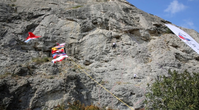 Чемпионат ветеранов альпинизма и скалолазания-2015 (крым, скалы, юрий машков, международные соревнования)