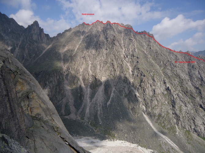 Маршруты ущелья Барун Хандагай, цирк Аляска. Восточные Саяны (Альпинизм, Барун - Хандагай, клепиков, Маршруты.)