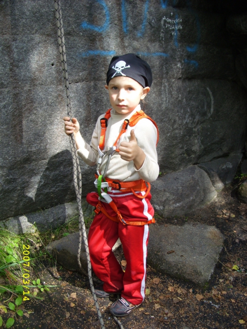 Отчет по тестированию детской обвязки PETZL (Скалолазание)