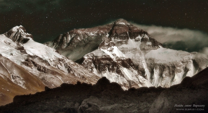 Гималаи, вид на восходе солнца... Или еще раз по-доброму про Эверест... (Альпинизм)